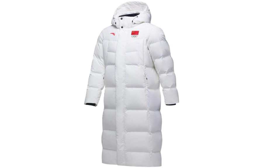 ANTA ANTA Down Jackets Unisex White Hooded Moderate Other