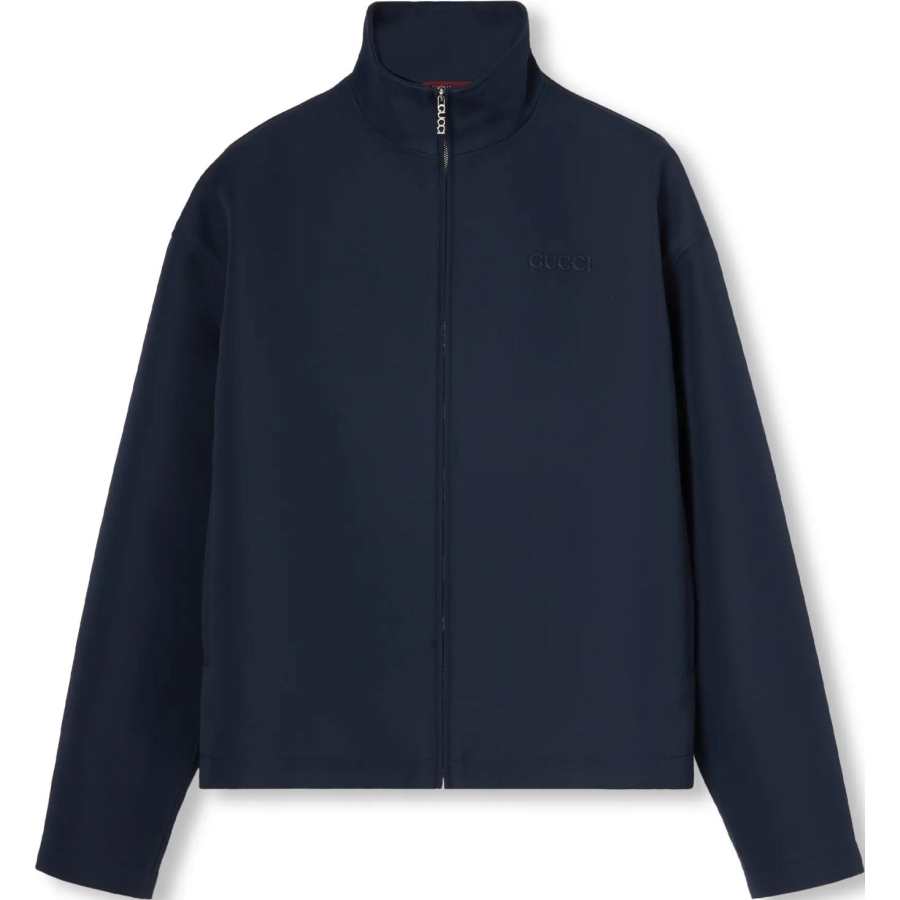 GUCCI GUCCI Logo Embroidered Zip Jacket
