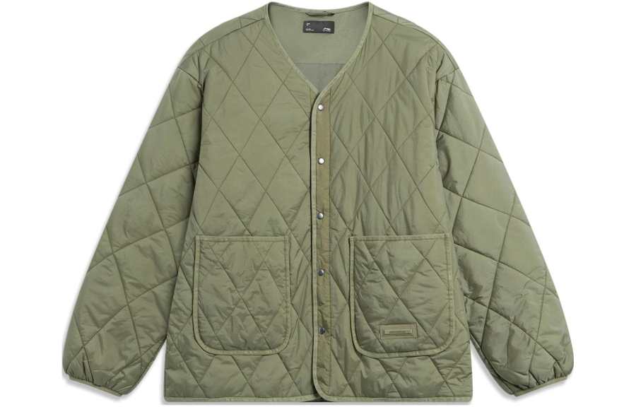 Li-Ning Li Ning Puffer Jacket Unisex Murky Olive Green