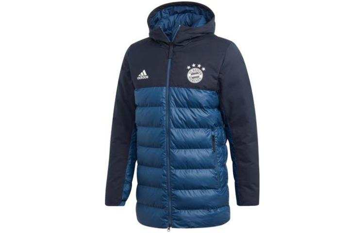 Adidas Adidas Bayern Munich Black Puffer Jacket Bayern Munich Black Men's Blue