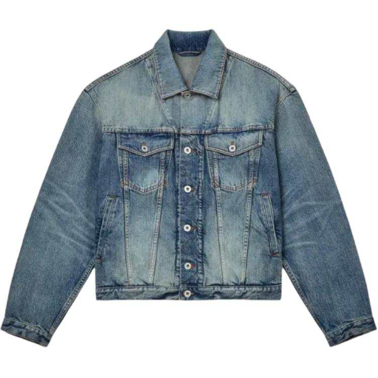 KENZO KENZO Pop Embroidered Trucker Jacket