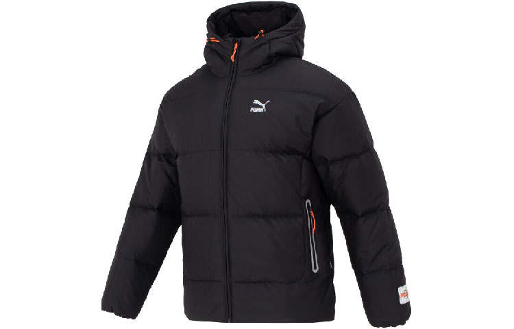PUMA PUMA Jackets Men's Black Hooded Moderate Other