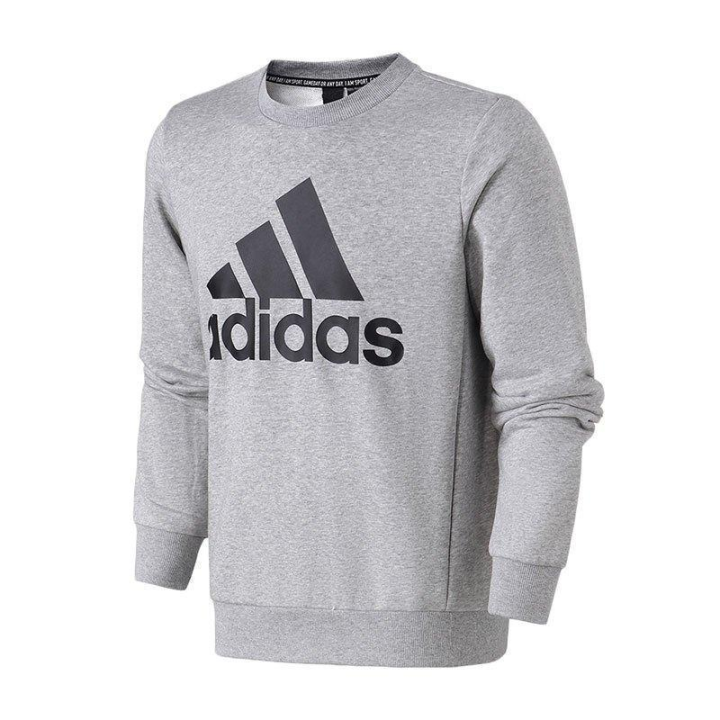 Adidas Adidas Sweatshirts Men's Gray Crew Neck Moderate