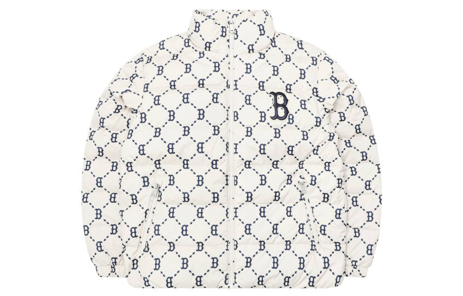MLB MLB Boston Red Sox Down Jackets Unisex Beige Stand Collar Moderate