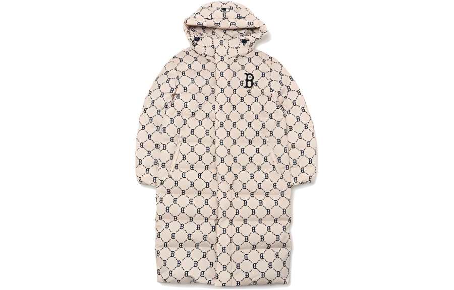 MLB MLB Down Jacket Long Unisex Cream