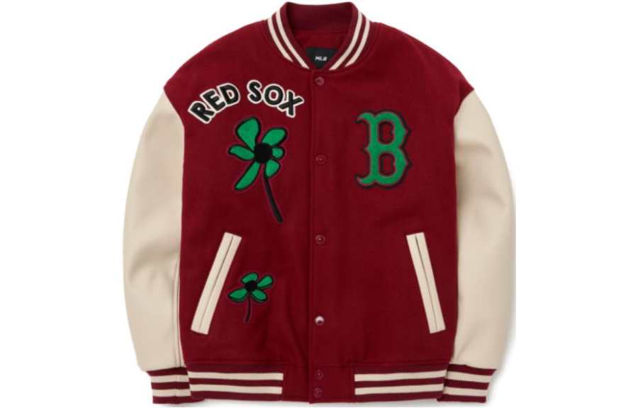 MLB MLB Baseball Jerseys Unisex Red Baseball Collar Moderate Straight Fit