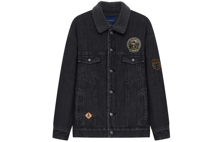 Teenie Weenie Men Denim Collection 24FW Denim Jacket Unisex Black