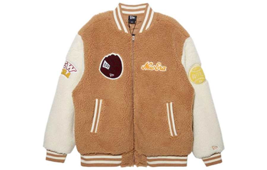 New Era Velvet feel Coat Unisex Brown