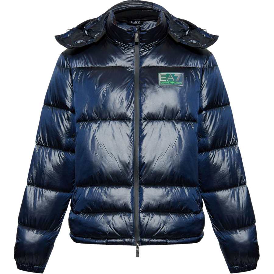 EMPORIO ARMANI EA7 FW24 Jackets & Coats Men's Marine Blue