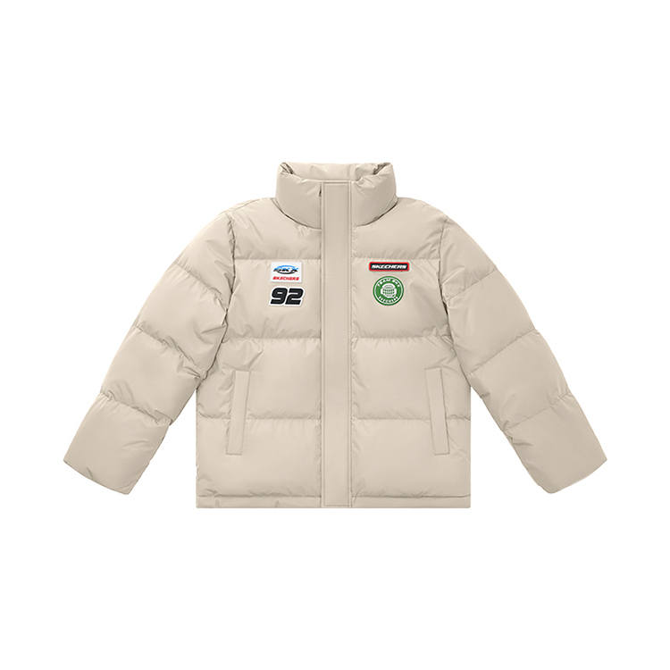Skechers Sports League Collection Down Jacket Men's Light Brown