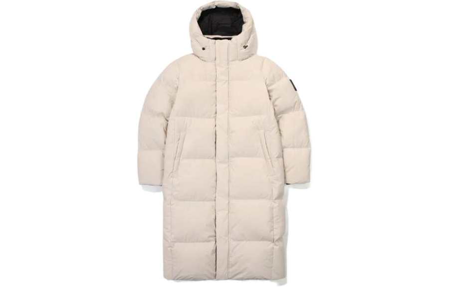 FILA Down Jackets Unisex White Hooded Moderate Other