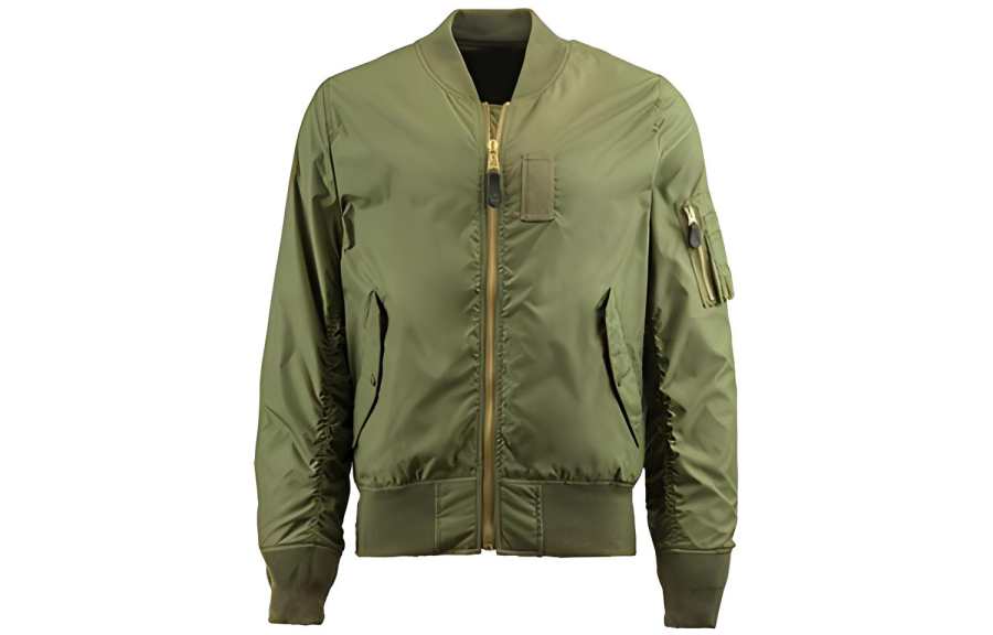 Alpha Industries Jackets Men's Green Crew Neck Moderate Other