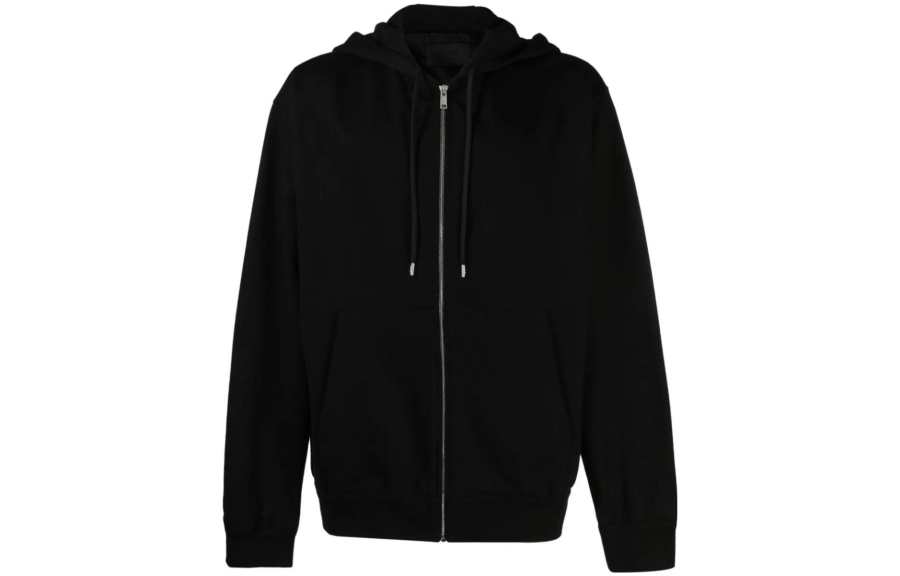 PRADA PRADA Zip Up Drawstring Hoodie