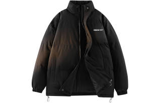 CRUSH KEY Puffer Jackets Unisex Stand Collar Thickened Padded Puffer Jacket