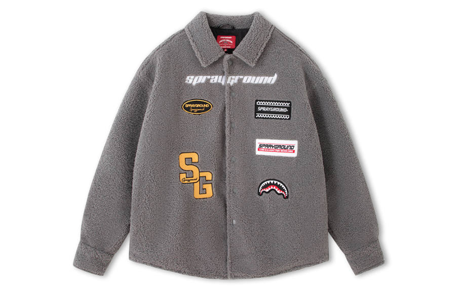 SPRAYGROUND SPRAYGROUND Velvet Jackets Unisex Lapel Moderate