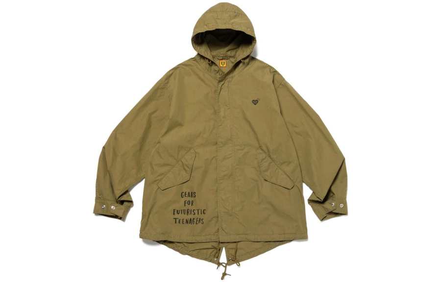 HUMAN MADE Human Made logo-print hooded jacket