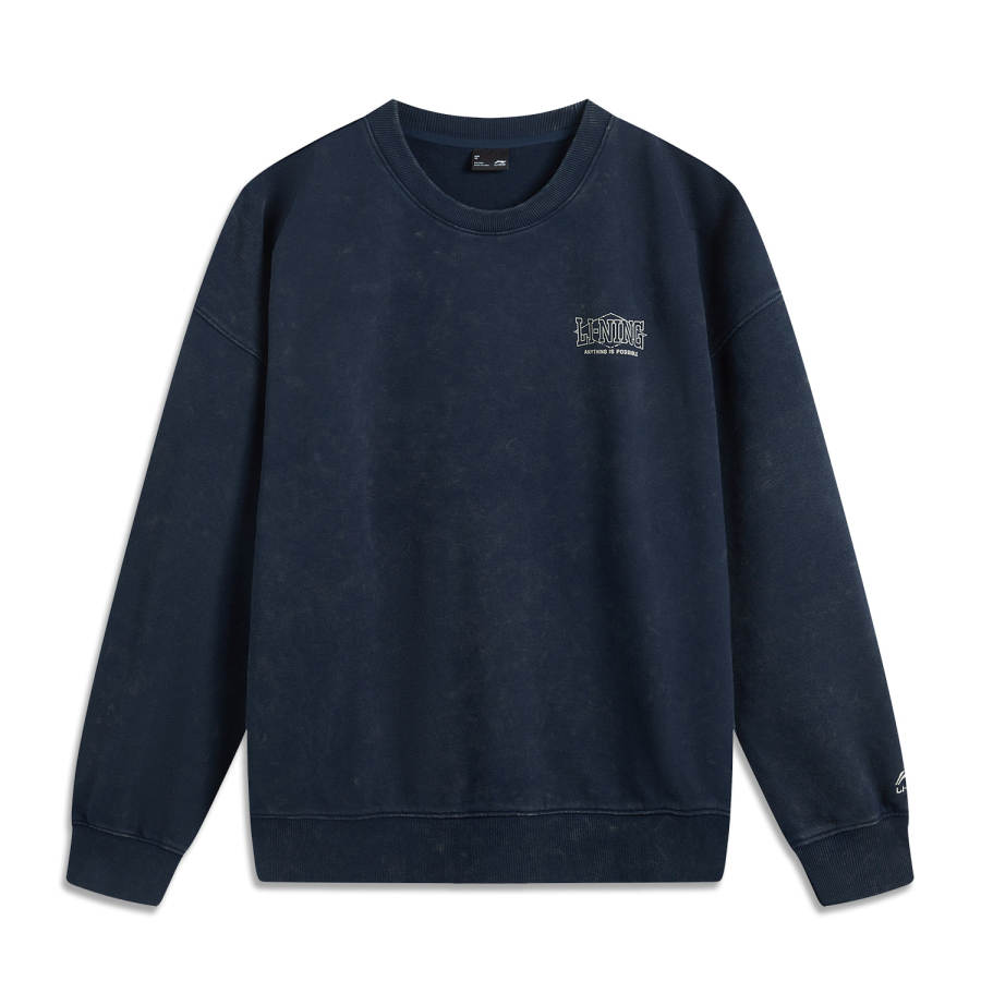 Li-Ning Li Ning Sports Life Collection Sweatshirt Unisex Dark Marine Blue