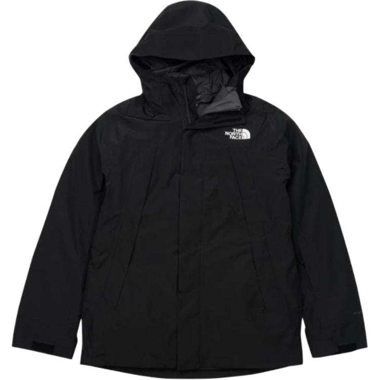 THE NORTH FACE Jackets Men's Black Hooded Moderate Other
