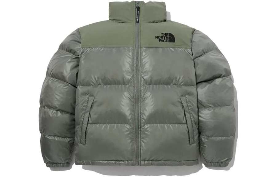 THE NORTH FACE M'S Nuptse On Ball Jacket Khaki Unisex Korea Version