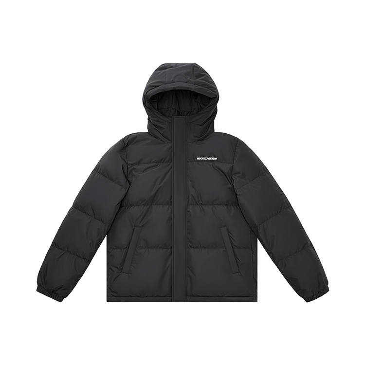 Skechers Sports League Collection Down Jacket Men's Carbon Black