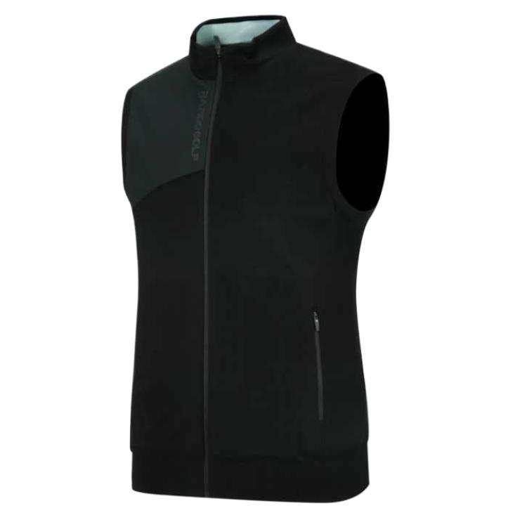 RAPIDO RAPIDO Vests Men's Black Stand Collar Moderate Other