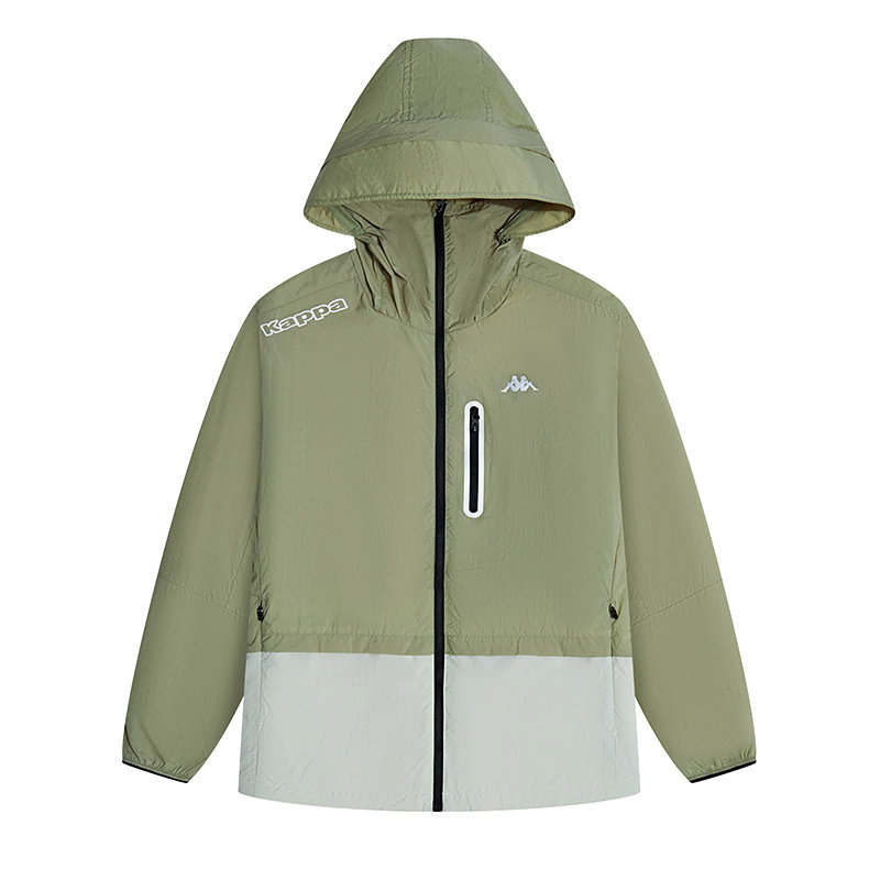 Kappa Kappa Windproof Trench Coat Men's Green