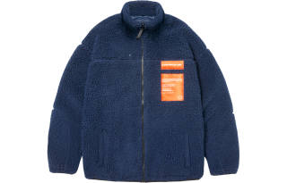 PSO Brand Thermal Thickened And Fleece Lined Faux Sherpa Stand Collar Color Block Patchwork Jacket Velvet feel Coat