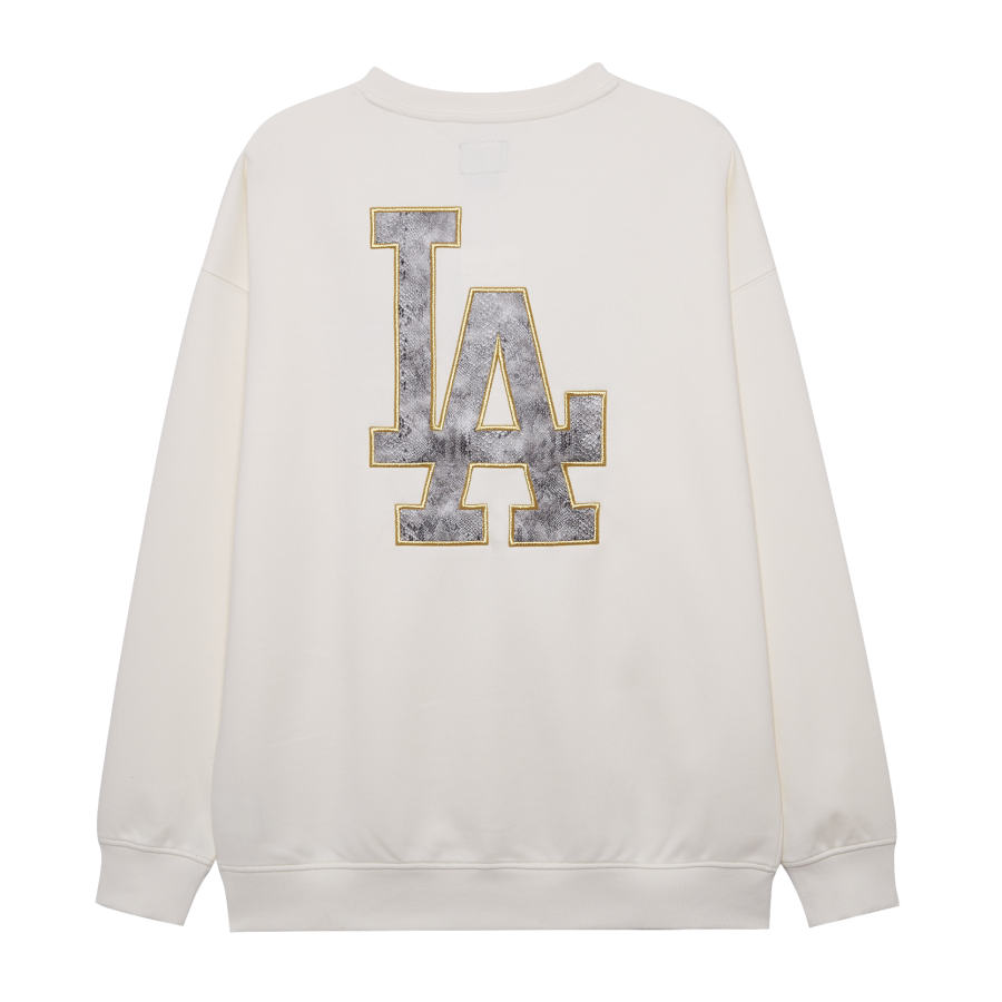 New Era American Sweatshirt Unisex Ivory White