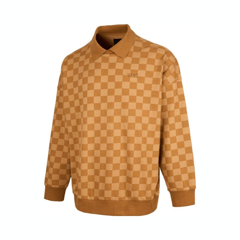 Vans Vans TONAL CHECKER Sweatshirt Men's Yellow