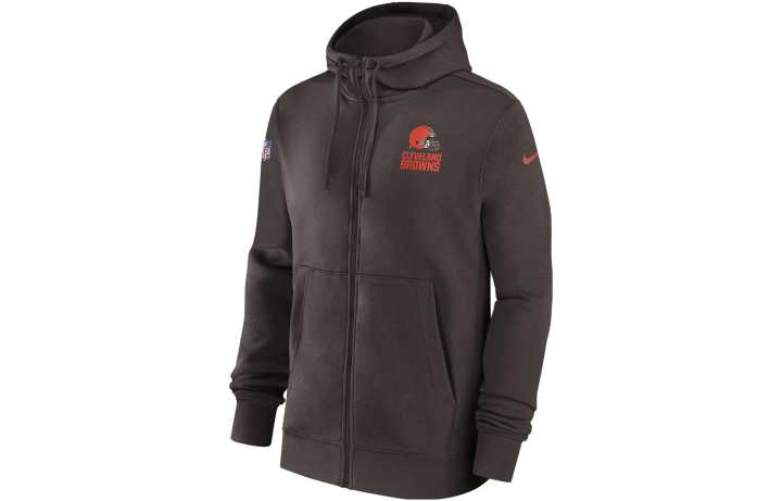 Nike Nike San Diego Padres Knockout Script Men's Nike Mlb Full Zip Hoodie