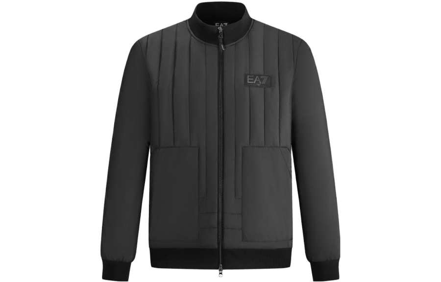 EMPORIO ARMANI EA7 FW23 Puffer Jacket Men's Black