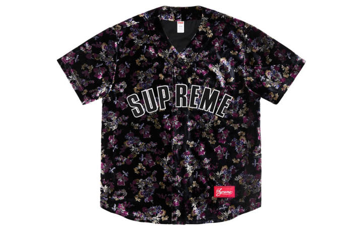Supreme Supreme Floral Baseball Jersey