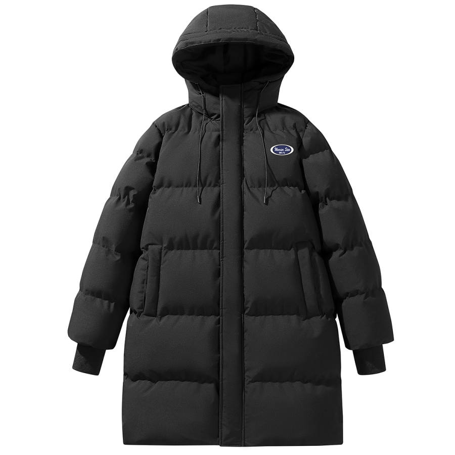 WARRIOR WARRIOR Puffer Jackets Unisex Hooded Thickened Other