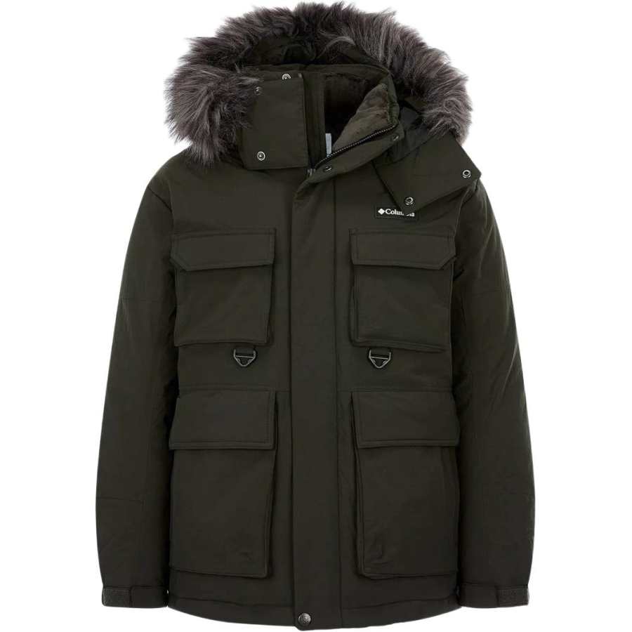 Columbia Down Jacket Unisex Army Green