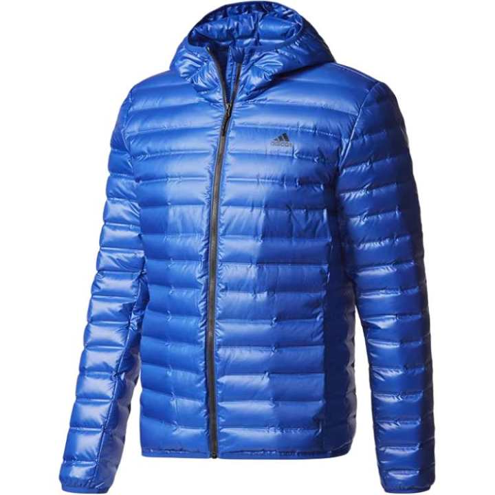 Adidas Adidas Down Jackets Men's Blue Hooded Lightweight