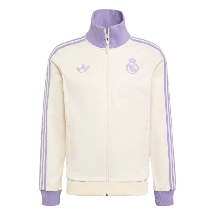 Adidas Originals REAL MADRID TRACKTop Jacket Men's Wonder White/Magical Light Purple