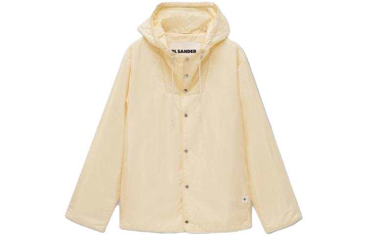 JIL SANDER Puffer Jackets Men's Bright Yellow Hooded Moderate Other
