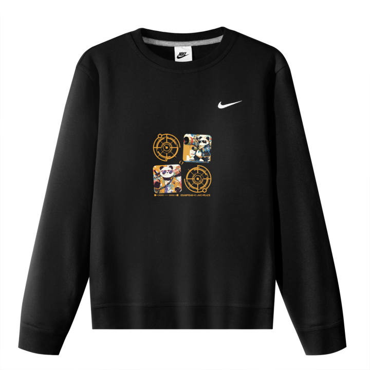 Nike Nike Sweatshirts Unisex Black Crew Neck Moderate Regular