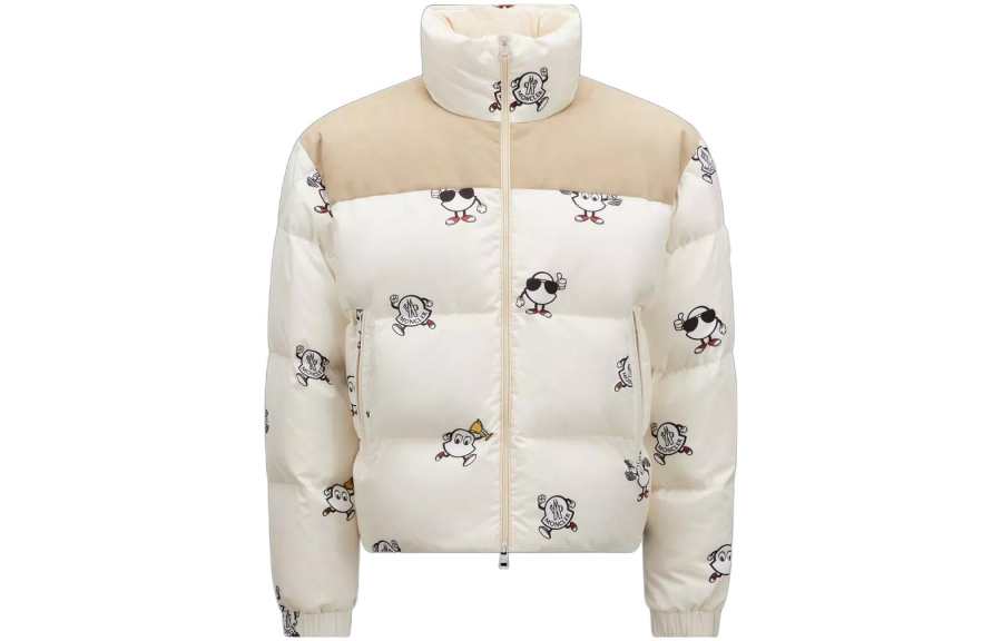 Moncler Moncler Down Jacket Unisex Beige