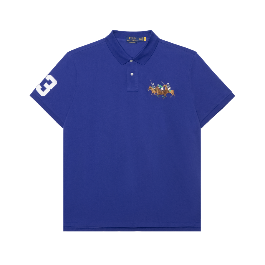 Polo Ralph Lauren SS22 Polo Shirt Custom Slim Fit Men's Blue