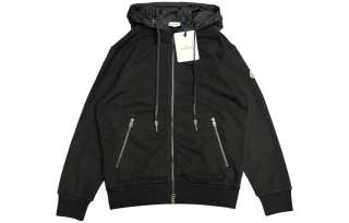Moncler Jackets Men's Black Hooded Moderate Other