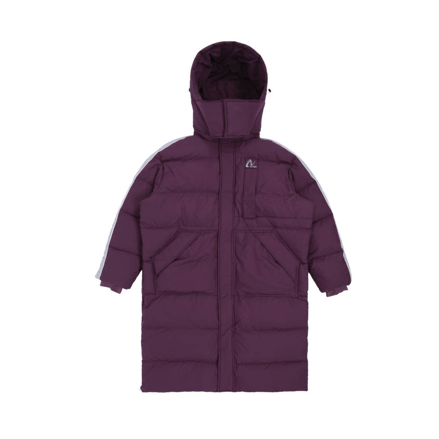 Nerdy Nerdy Down Jackets Unisex Dark Purple Hooded Moderate