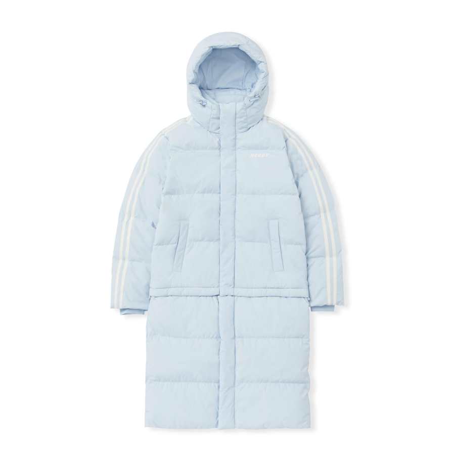Nerdy Nerdy Down Jackets Unisex Sky Blue Hooded Thickened Other