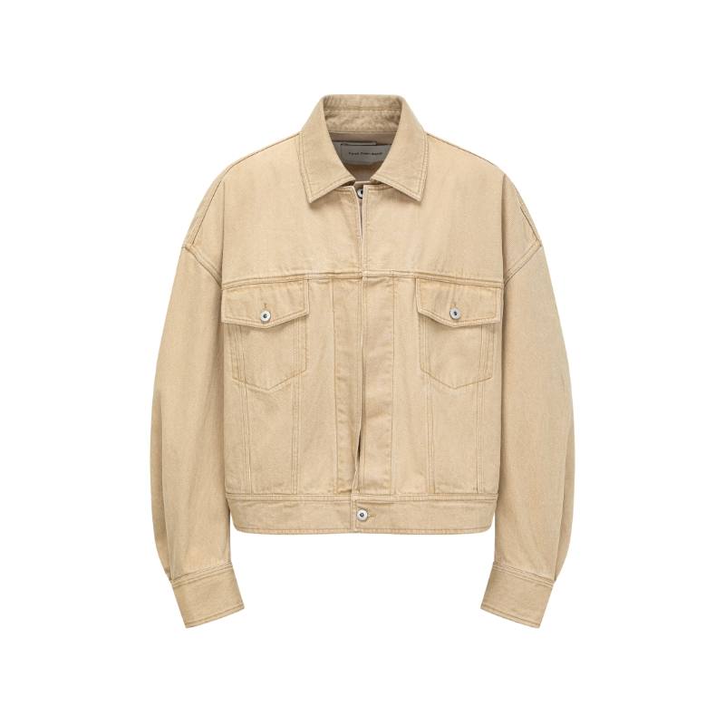 Feng Chen Wang Feng Chen Wang Denim Jacket Unisex Khaki