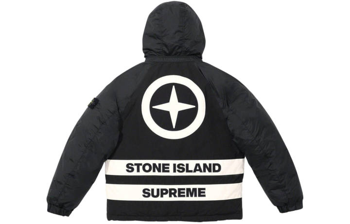 Supreme Supreme x Stone Island reversible "Olive" down jacket