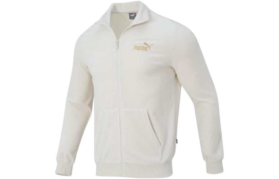 PUMA PUMA Jackets Men's White Lapel Moderate Other