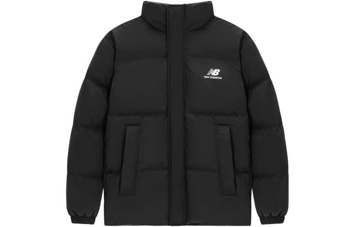New Balance New Balance Down Jackets Unisex Black Stand Collar Without Hood Moderate Other