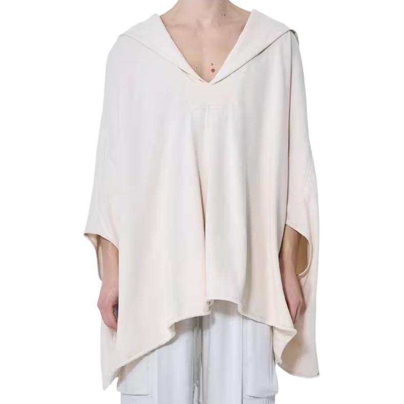 RICK OWENS Hooded Kaftan Caftano Top