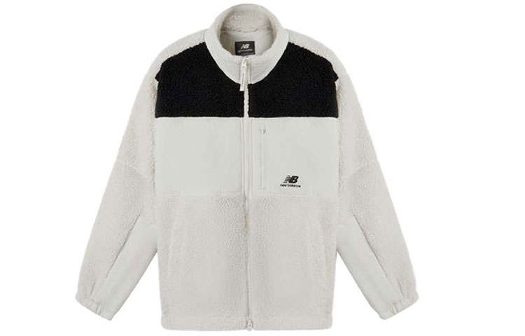 New Balance New Balance Velvet Jackets Unisex Black/White Stand Collar Moderate