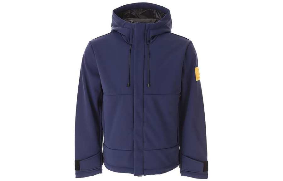 Emporio Armani drawstring hooded lightweight jacket